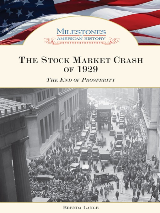 Title details for The Stock Market Crash of 1929 by Brenda Lange - Available